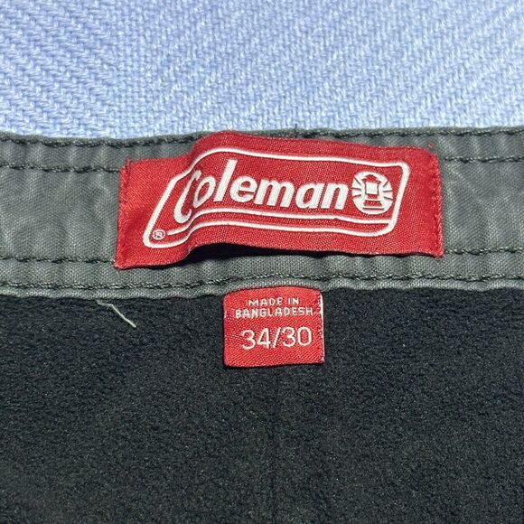Coleman Fleece Lined Gray Winter‎ Workwear Utility Pants Size 34x30 (34x27.5) - Picture 8 of 16